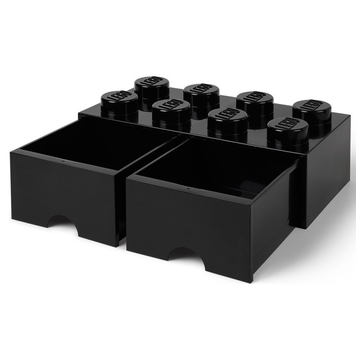 Contenitore Lego brick 8 cassetto - Nero - Lego 4006a