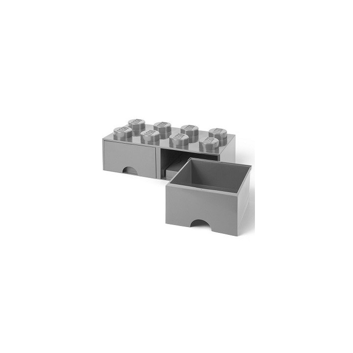 Contenitore Lego brick 8 cassetto - Grigio - Lego 4006b