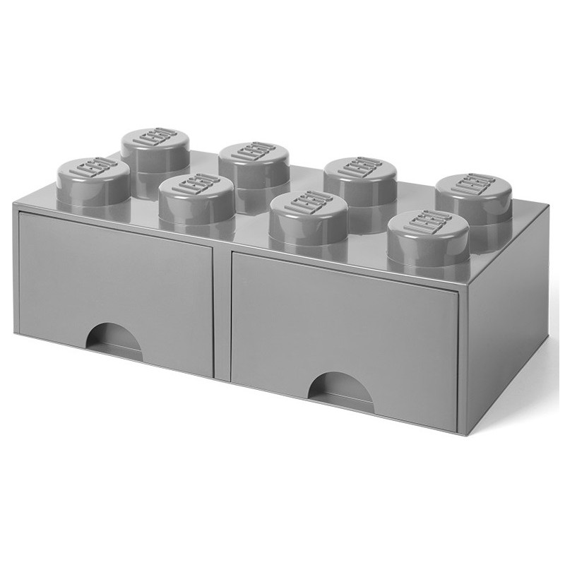Contenitore Lego brick 8 cassetto - Grigio - Lego 4006b