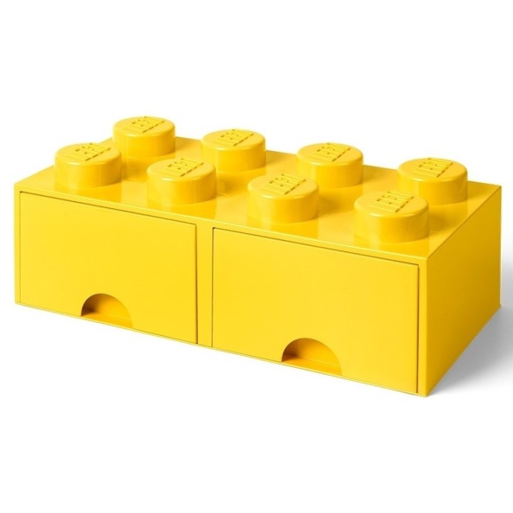 Contenitore Lego brick 8 cassetto - Giallo - Lego 4006d