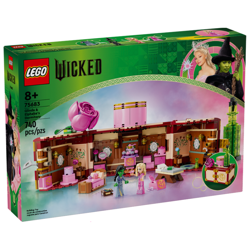 Il dormitorio di Glinda ed Elphaba - Lego Wicked 75683