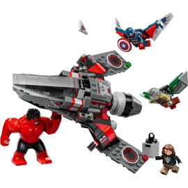 Battaglia Captain America vs. Hulk Rosso - Lego Marvel 76292