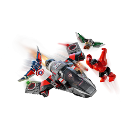 Battaglia Captain America vs. Hulk Rosso - Lego Marvel 76292