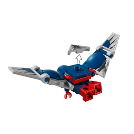 Battaglia Captain America vs. Hulk Rosso - Lego Marvel 76292