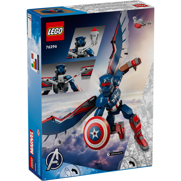 Nuovo personaggio costruibile di Captain America - Lego Marvel 76296
