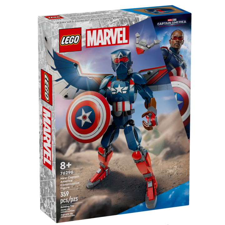 Nuovo personaggio costruibile di Captain America - Lego Marvel 76296
