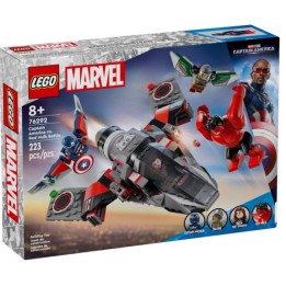 Battaglia Captain America vs. Hulk Rosso - Lego Marvel 76292