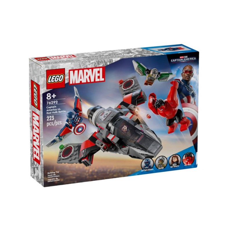 Battaglia Captain America vs. Hulk Rosso - Lego Marvel 76292