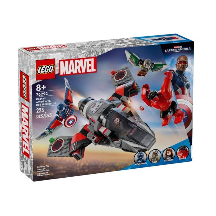 Battaglia Captain America vs. Hulk Rosso - Lego Marvel 76292