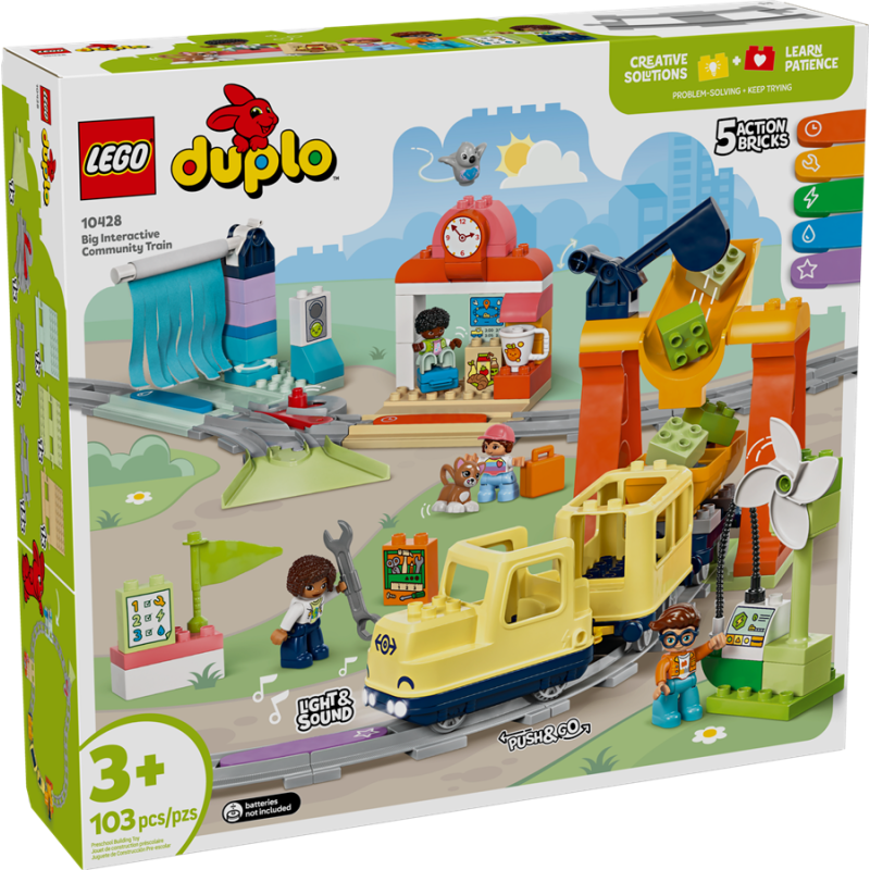Grande treno comunitario interattivo - Lego Duplo 10428