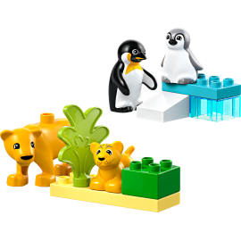 Famiglie di animali: pinguini e leoni - Lego Duplo 10442