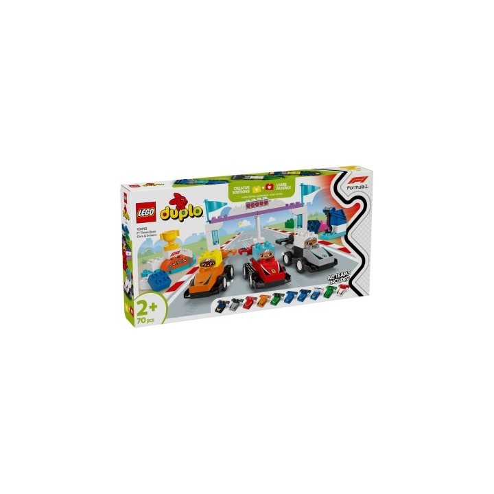 Auto da corsa e piloti Team F1® - Lego Duplo 10445