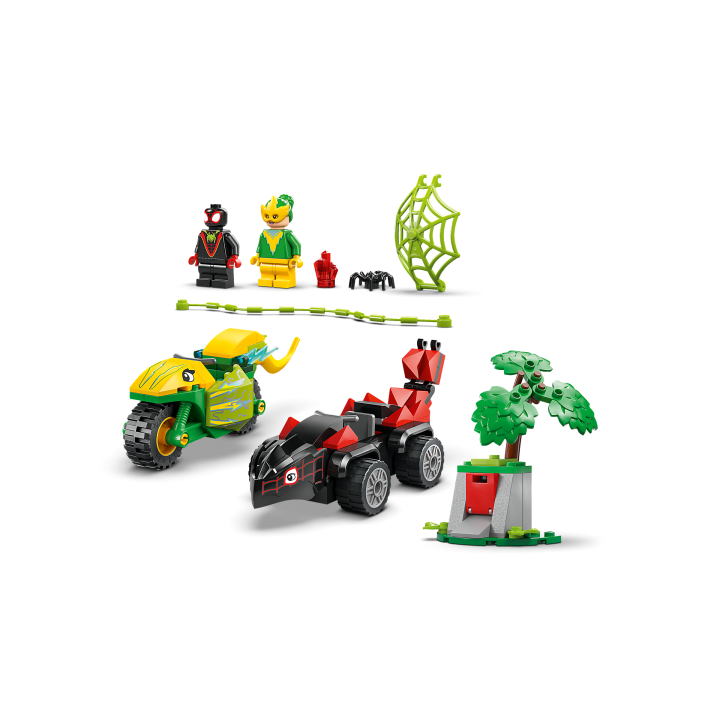 Inseguimento sui dino-veicoli di Spin ed Electro - Lego Spidey 11198