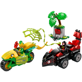 Inseguimento sui dino-veicoli di Spin ed Electro - Lego Spidey 11198