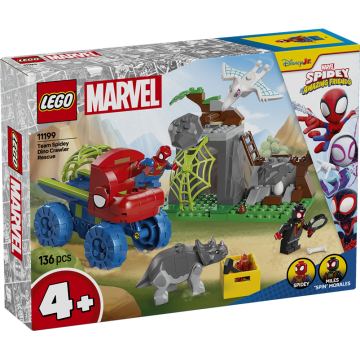 Team Spidey: salvataggio su dino-ruspa - Lego Spidey 11199