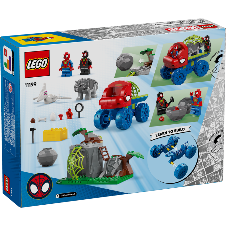 Team Spidey: salvataggio su dino-ruspa - Lego Spidey 11199