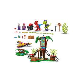 Battaglia con il raptor al quartier generale sull’albero di Spider-man e Gobby - Lego Spidey 11200