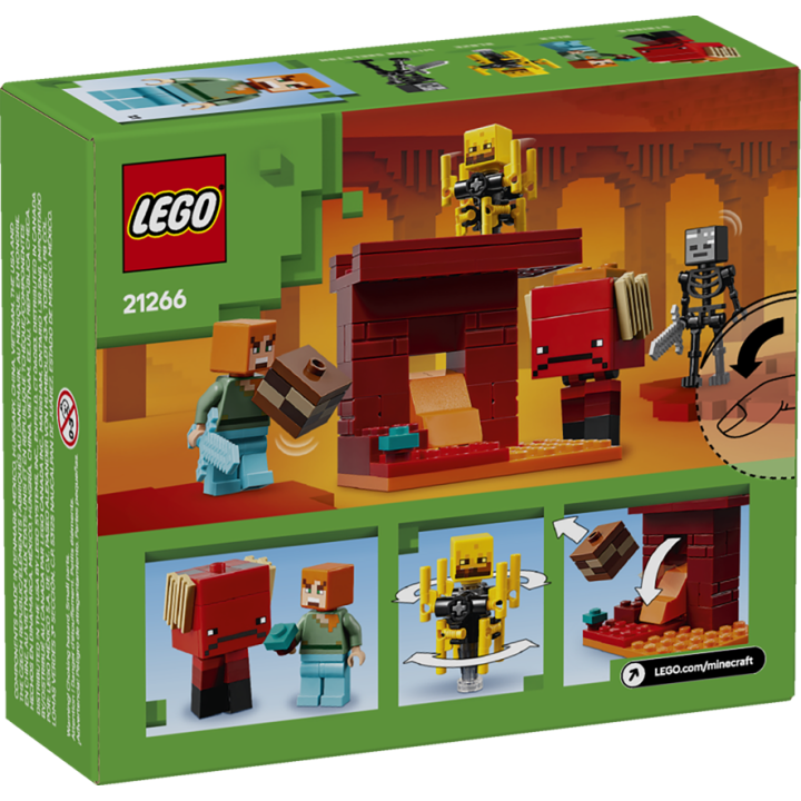 Battaglia sul ponte del Nether - Lego Minecraft 21266