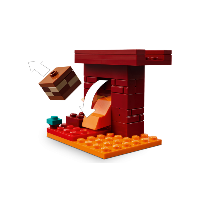 Battaglia sul ponte del Nether - Lego Minecraft 21266