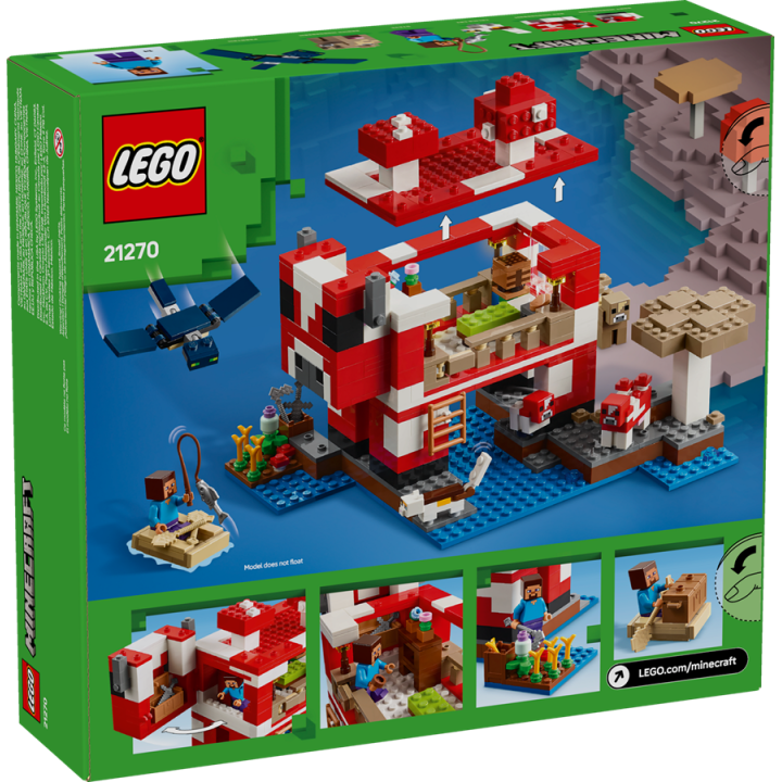 La casa del Mooshroom - Lego Minecraft 21270