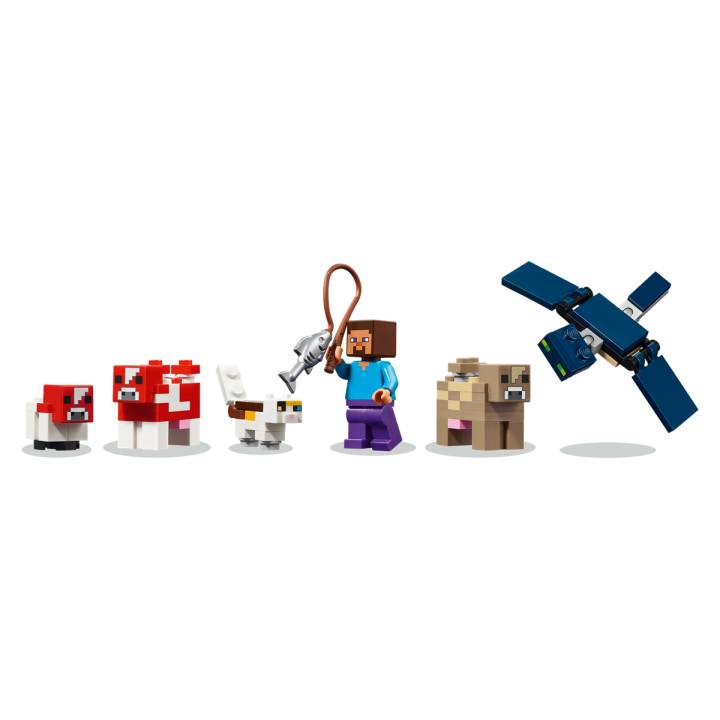La casa del Mooshroom - Lego Minecraft 21270