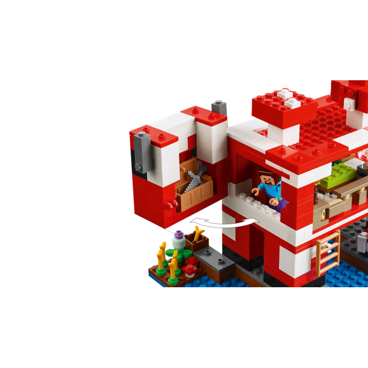 La casa del Mooshroom - Lego Minecraft 21270