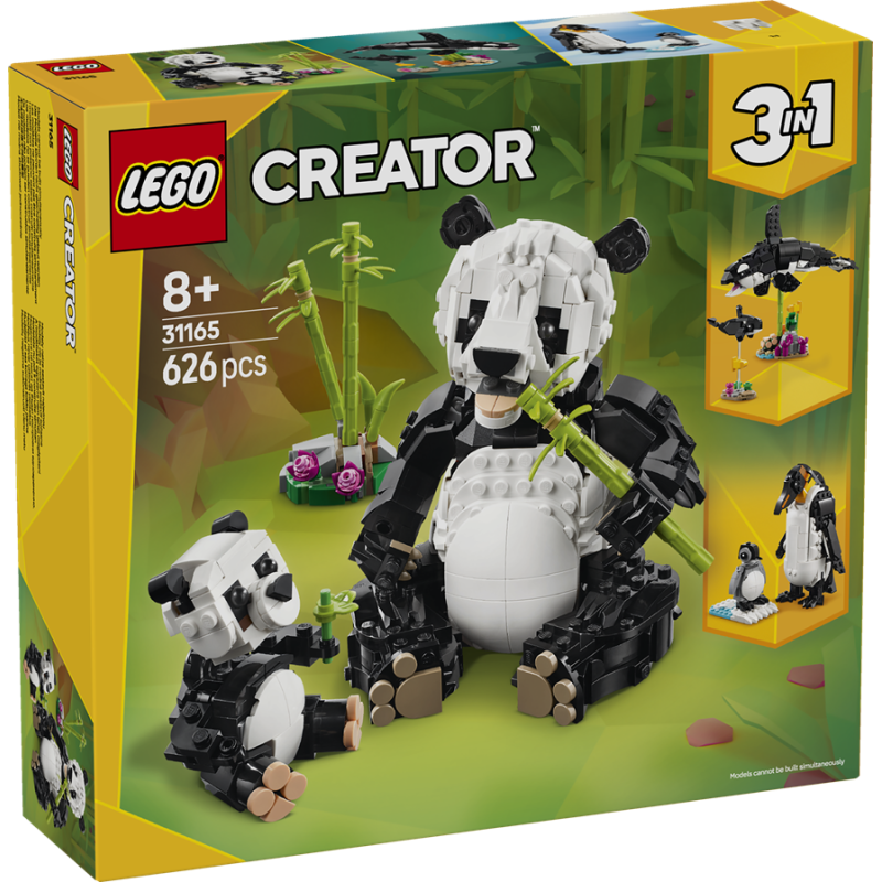 Animali selvatici: famiglia di panda - Lego Creator 31165