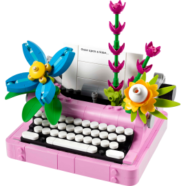 Macchina da scrivere con fiori - Lego Creator 31169