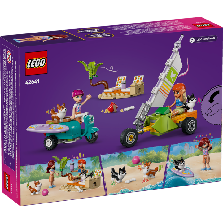 Avventure canine su windskate e sidecar - Lego Friends 42641