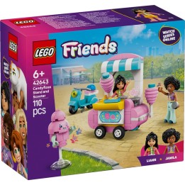Bancarella di zucchero filato e scooter - Lego Friends 42643