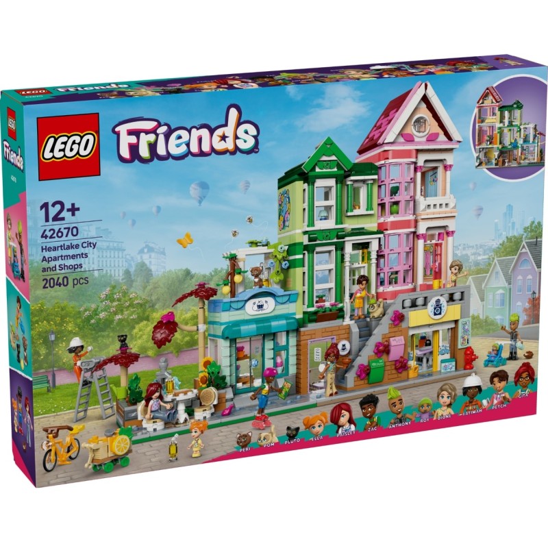 Appartamenti e negozi di Heartlake City - Lego Friends 42670