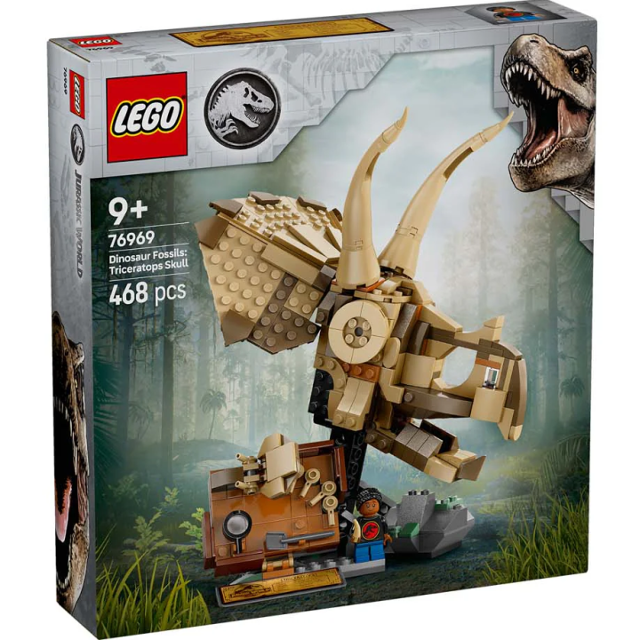Fossili di dinosauro: teschio di Triceratopo - Lego Jurassic World 76969