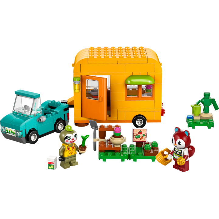 La roulotte e il negozio di giardinaggio di Florindo - Lego Animal Crossing 77054