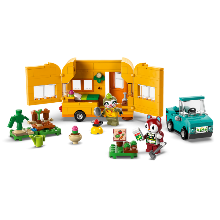 La roulotte e il negozio di giardinaggio di Florindo - Lego Animal Crossing 77054