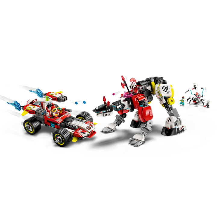 Mech tigre di Cooper e Bolide di Zero - Lego Dreamzzz 71497