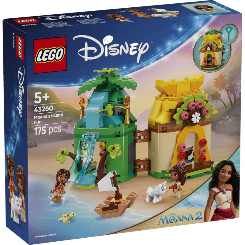 Divertimento sull’isola di Vaiana - Lego Disney 43260
