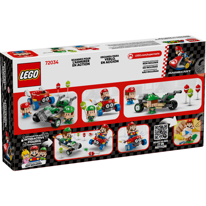 Mario Kart™: Baby Mario vs Baby Luigi - Lego Super Mario 72034