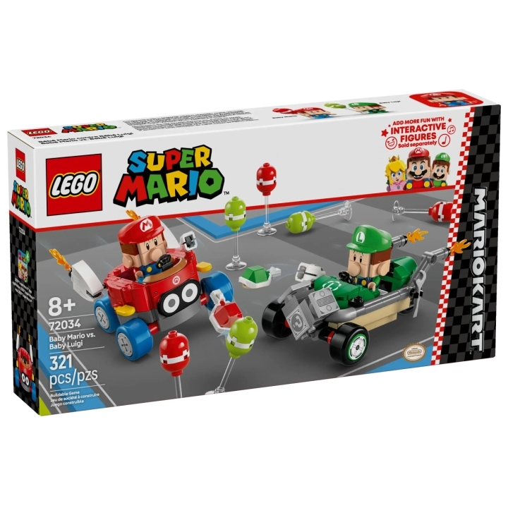 Mario Kart™: Baby Mario vs Baby Luigi - Lego Super Mario 72034