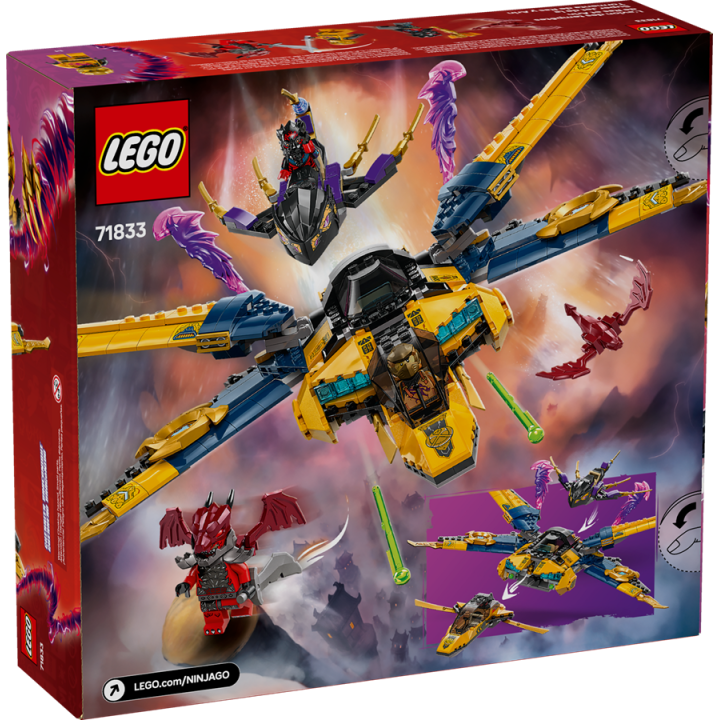 Jet Super Storm di Ras e Arin - Lego Ninjago 71833