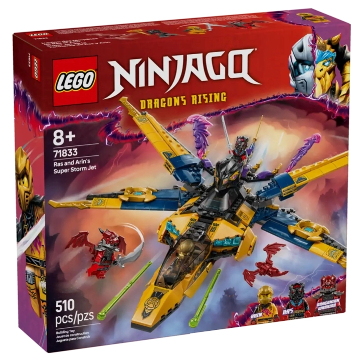 Jet Super Storm di Ras e Arin - Lego Ninjago 71833