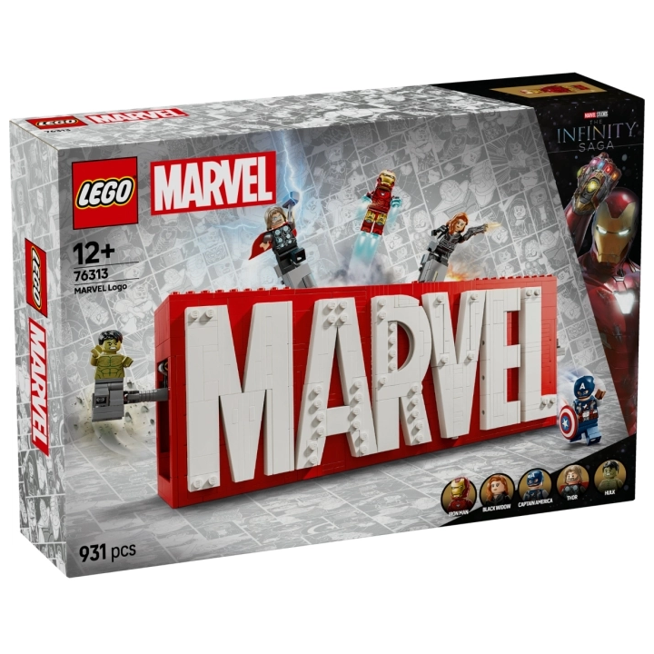 Logo e Minifigure MARVEL - Lego Marvel 76313