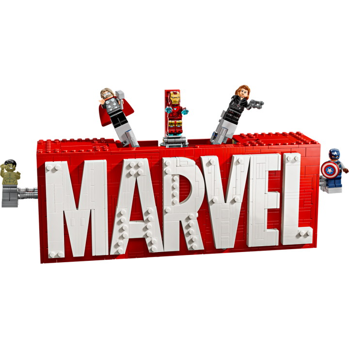 Logo e Minifigure MARVEL - Lego Marvel 76313