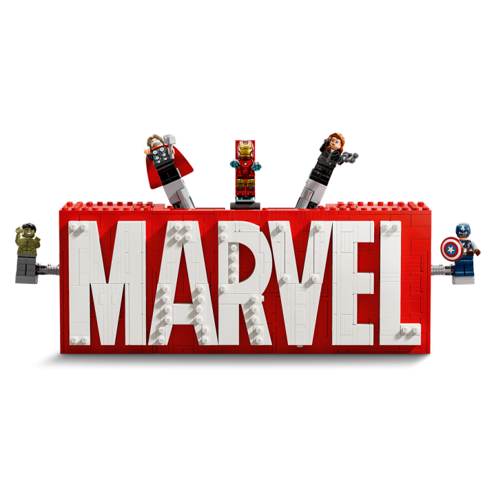 Logo e Minifigure MARVEL - Lego Marvel 76313