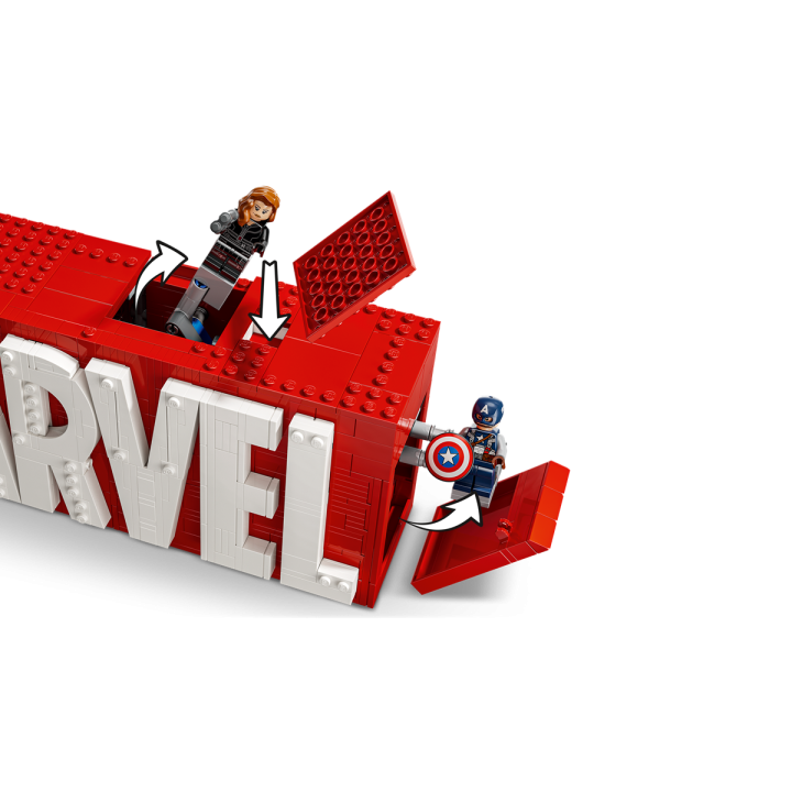 Logo e Minifigure MARVEL - Lego Marvel 76313