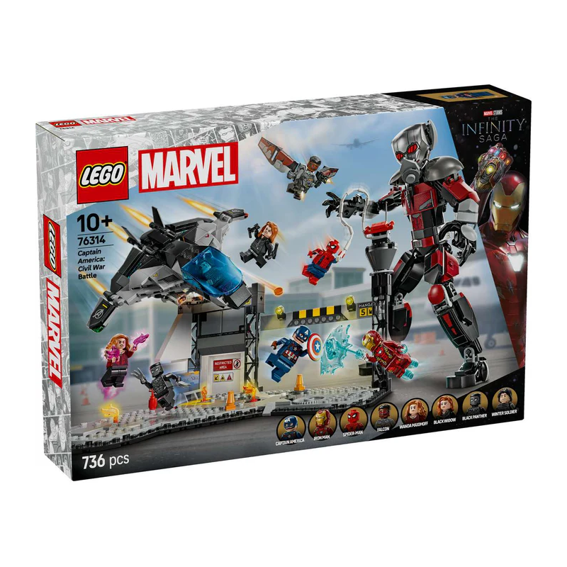 Azione di battaglia Captain America: Civil War - Lego Marvel 76314