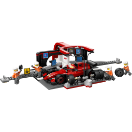 Pitstop e meccanici con monoposto Ferrari F1® - Lego City 60443