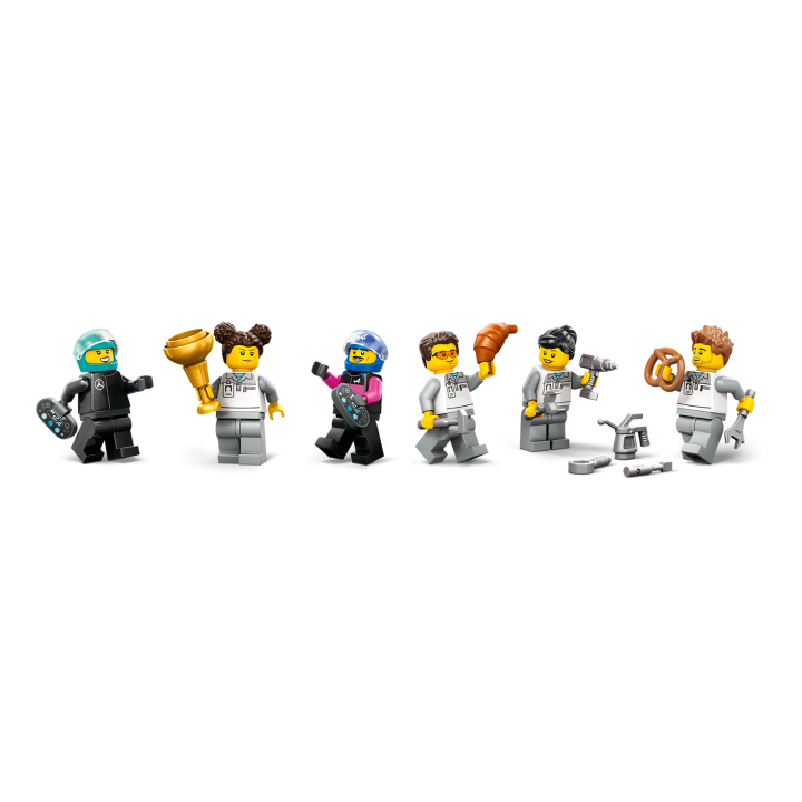 Garage con monoposto Mercedes-AMG e Alpine F1® - Lego City 60444