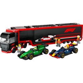 Autotrasportatore F1® con monoposto RB20 e AMR24 F1® - Lego City 60445