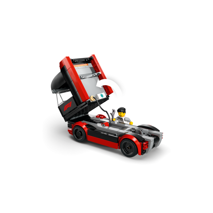Autotrasportatore F1® con monoposto RB20 e AMR24 F1® - Lego City 60445