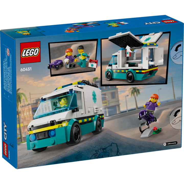 Ambulanza di emergenza - Lego City 60451